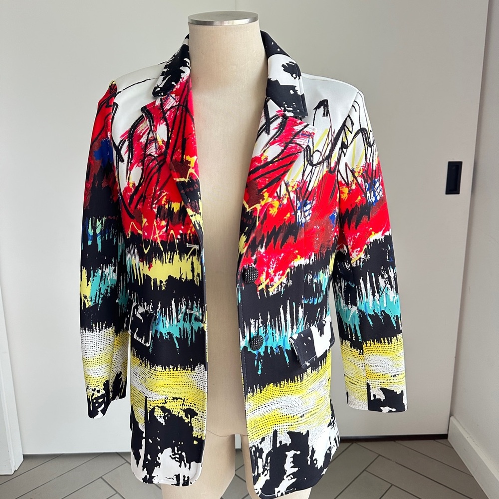 Berek Vibrant Multicolor Women's Blazer - Picture 2 of 5
